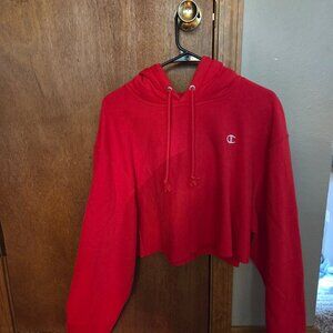 Champion cropped hoodie